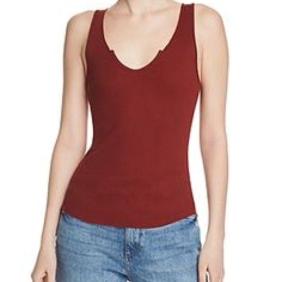 Nation Ltd Stella Tank Top in Pomegranate - Picture 2 of 2